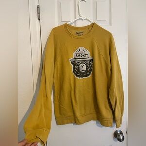Smokey Bear Yellow Sweater